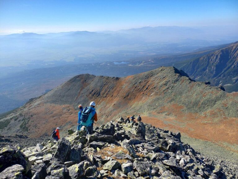 High Tatras - view of Tupá, Klin and Štrbské pleso from Končistá peak