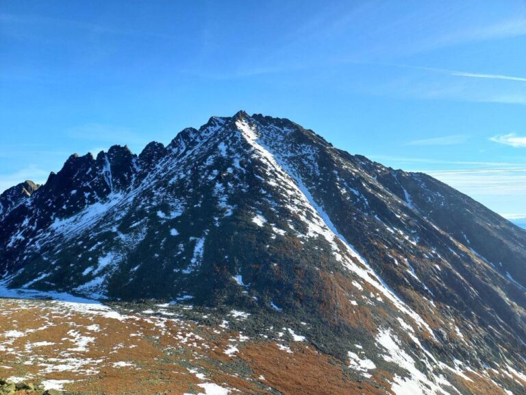 High Tatras - hiking of Končistá peak - view from Lúčne sedlo pass