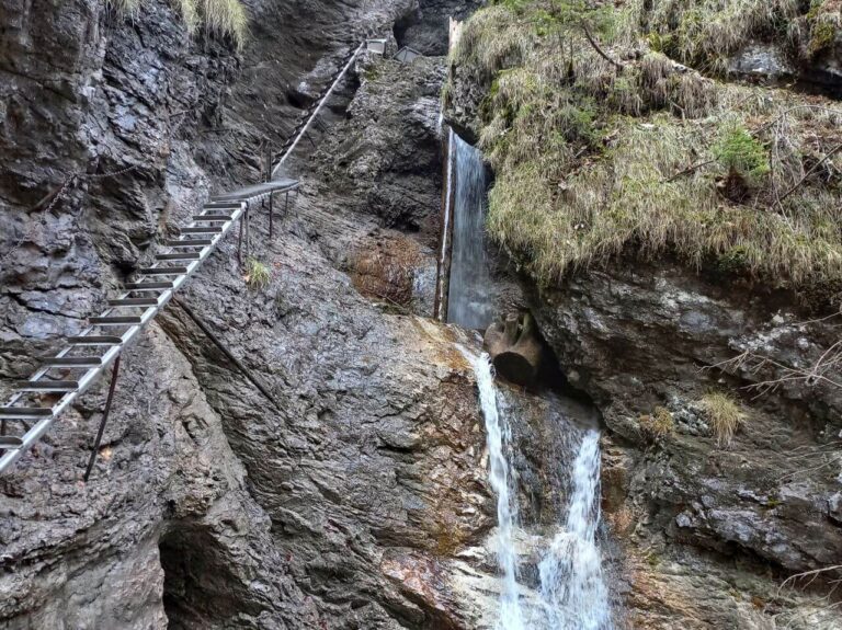 Slovak Paradise national park - the highest waterfall of Suchá Belá gorge - Bowl waterfalls