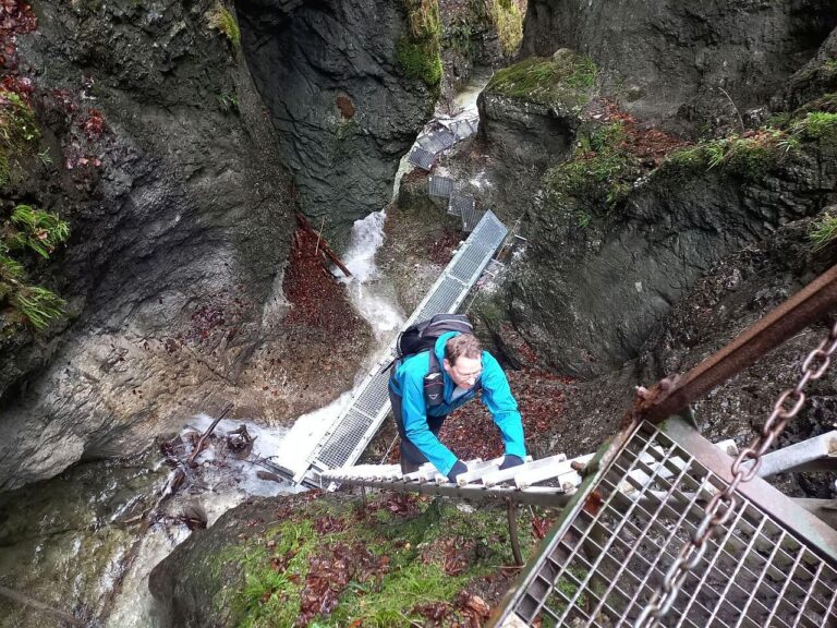 Slovak Paradise national park - Suchá Belá gorge - the ravine of Bowl waterfalls